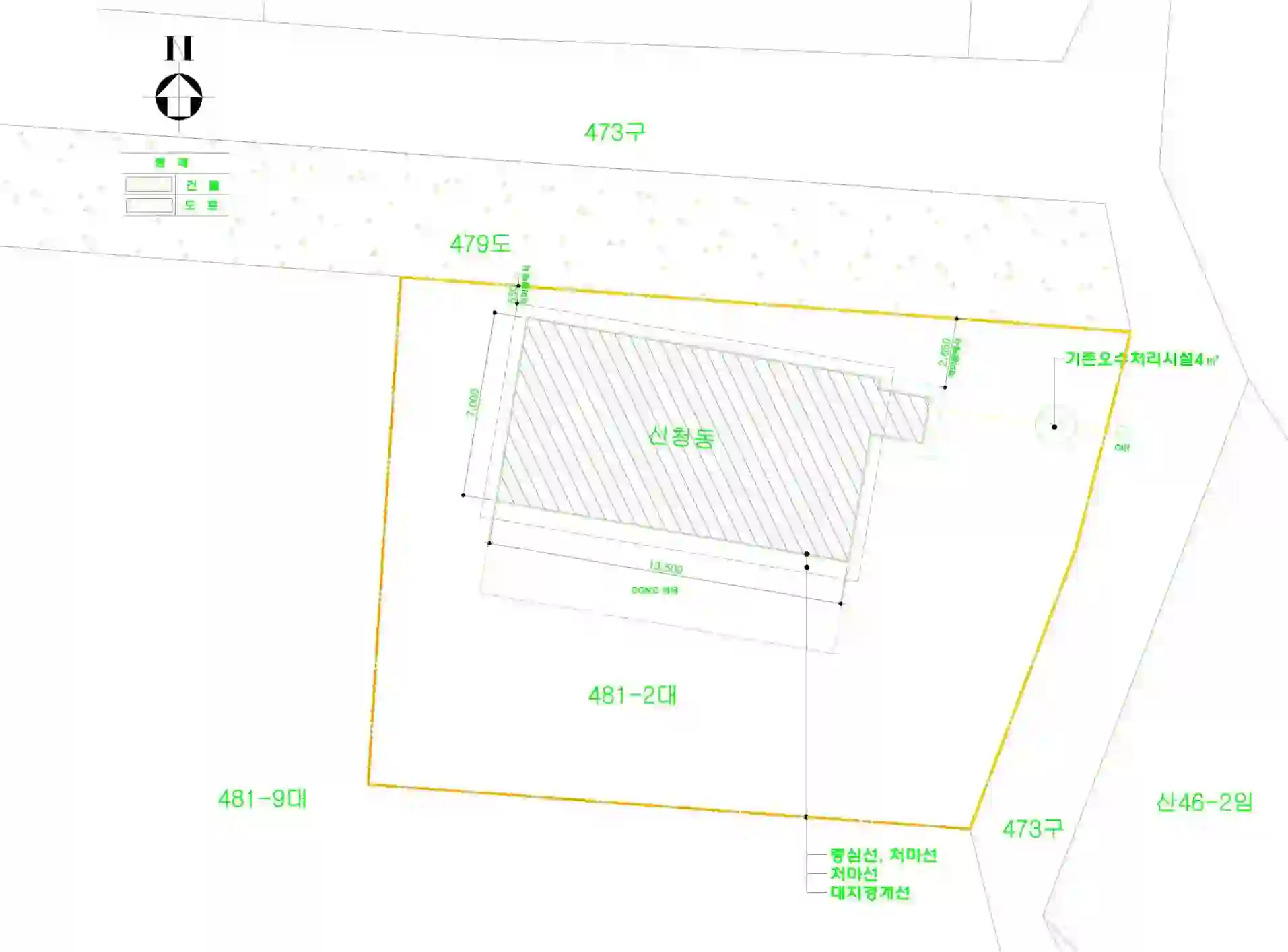 대관대리 481-2 배치도 이미지